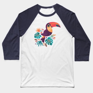 Tropical Toucan Baseball T-Shirt